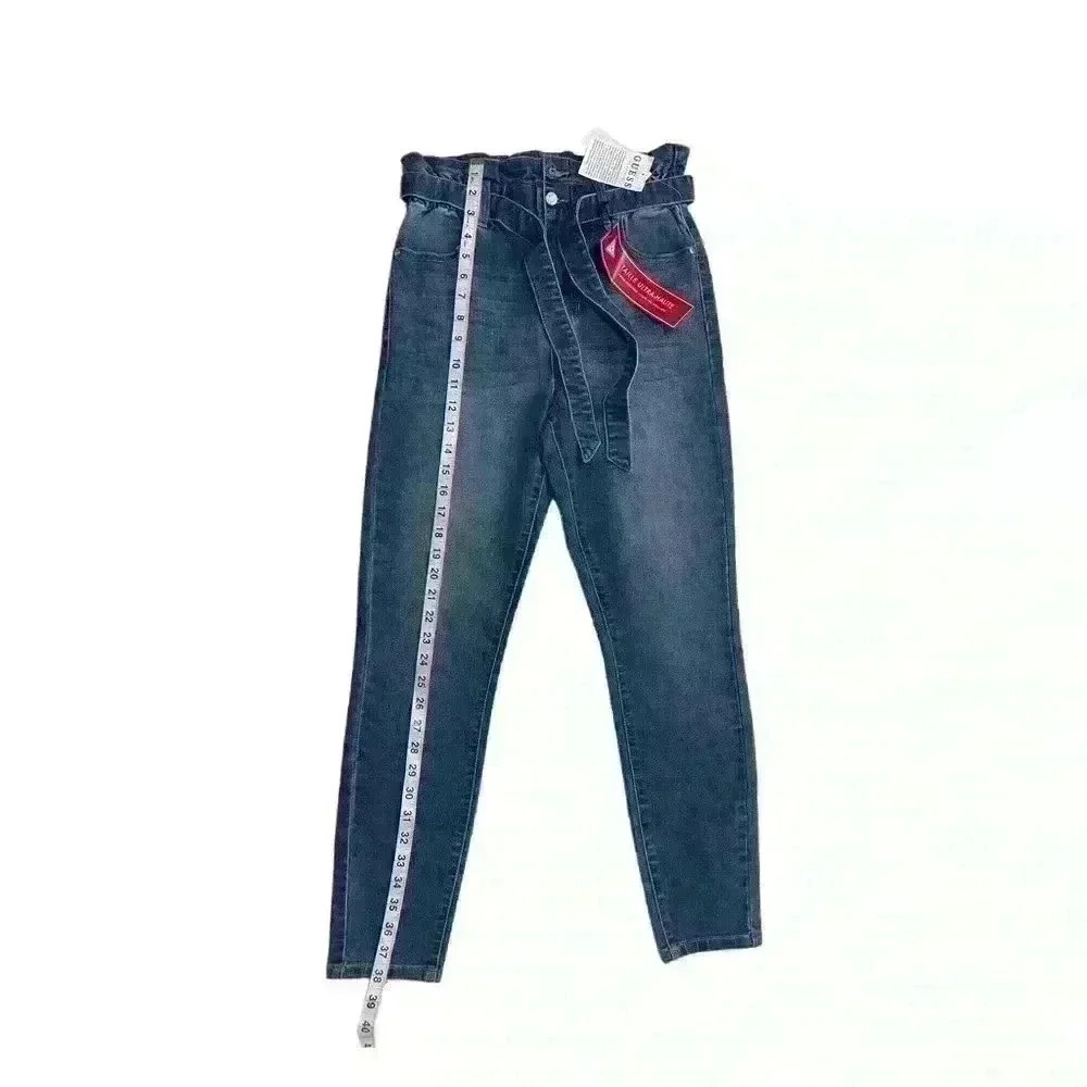 Guess Jeans Women's High Rice Stretch Denim Skinny Fit Dark Wash Size 25 Outdoor - Picture 3 of 12